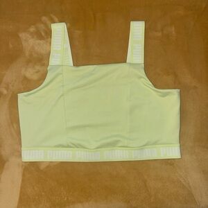 Puma Neon Yellow Sports Bra